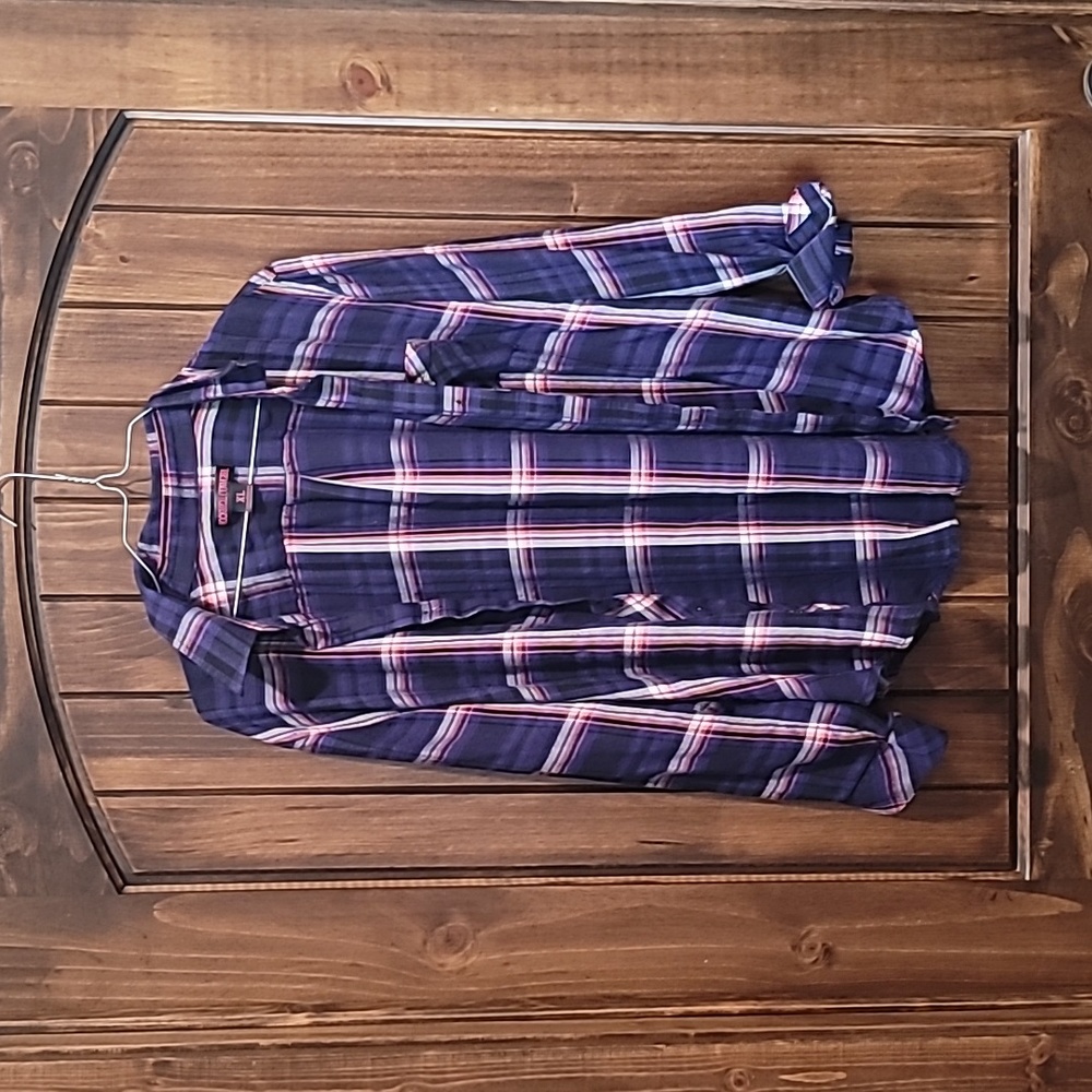 Purple Western Button Up (XL)